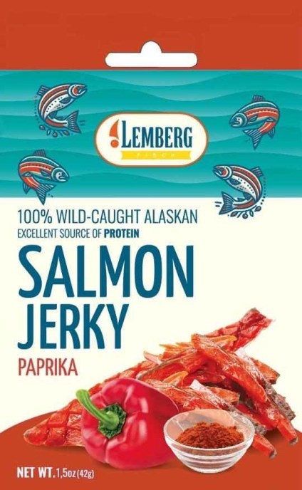 Джерки Lemberg Fisch — Нерка, Paprika, 42 г